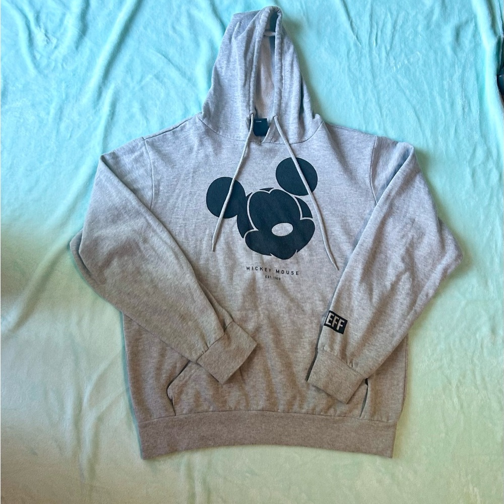 Disney Gray Hoodie with Mickey Mouse Design
